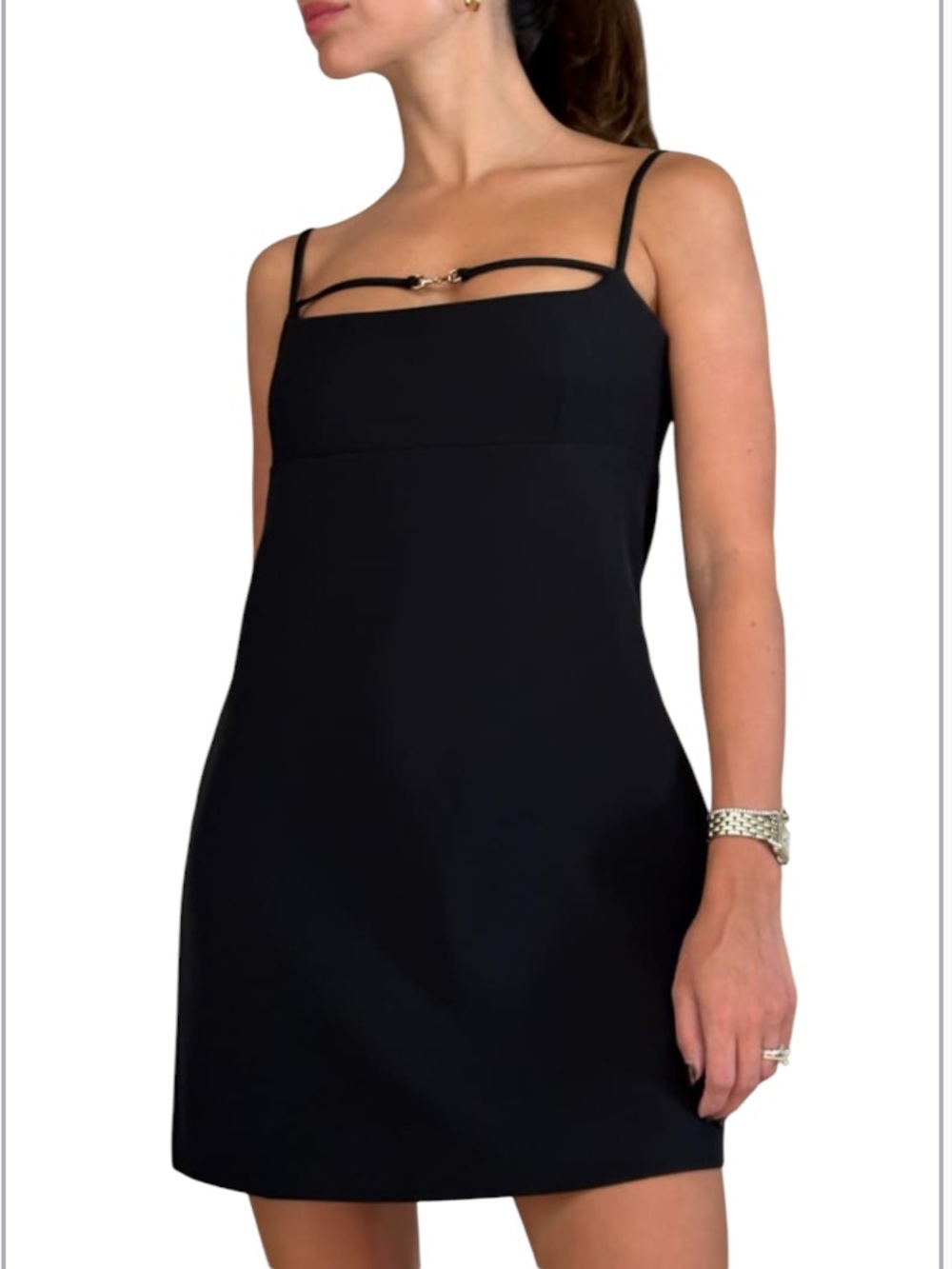 Rumored Presley mini dress black size small NWT